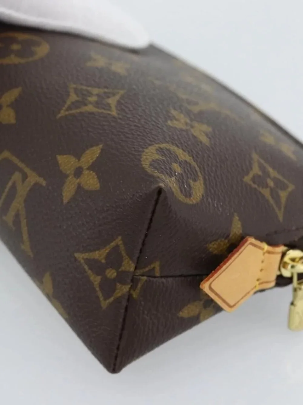 LOUIS VUITTON Monogram Pochette Cosmetic PM Pouch M43998 LV Auth hk3910